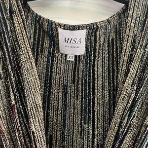 Misa Los Angeles “Ava” metallic dress